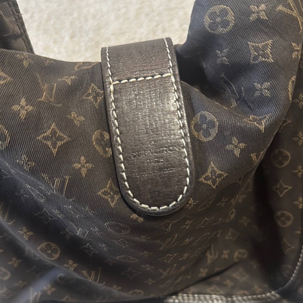 Louis Vuitton Brown and Gold Monogram Shoulder Bag with Gold Hardware - Picture 14 of 14